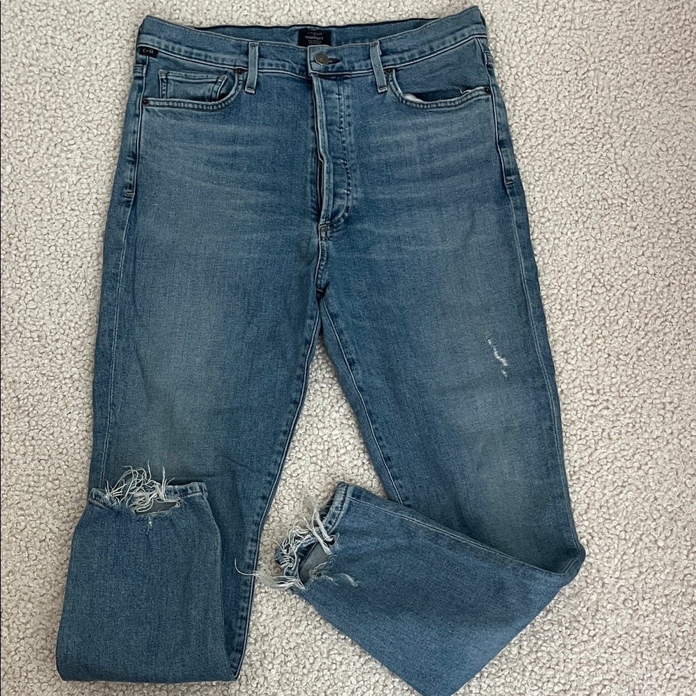 Citizens of Humanity Olivia High Rise Slim Ankle Jeans Sz 31